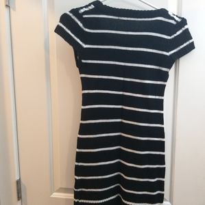 Sweater striped long shirt